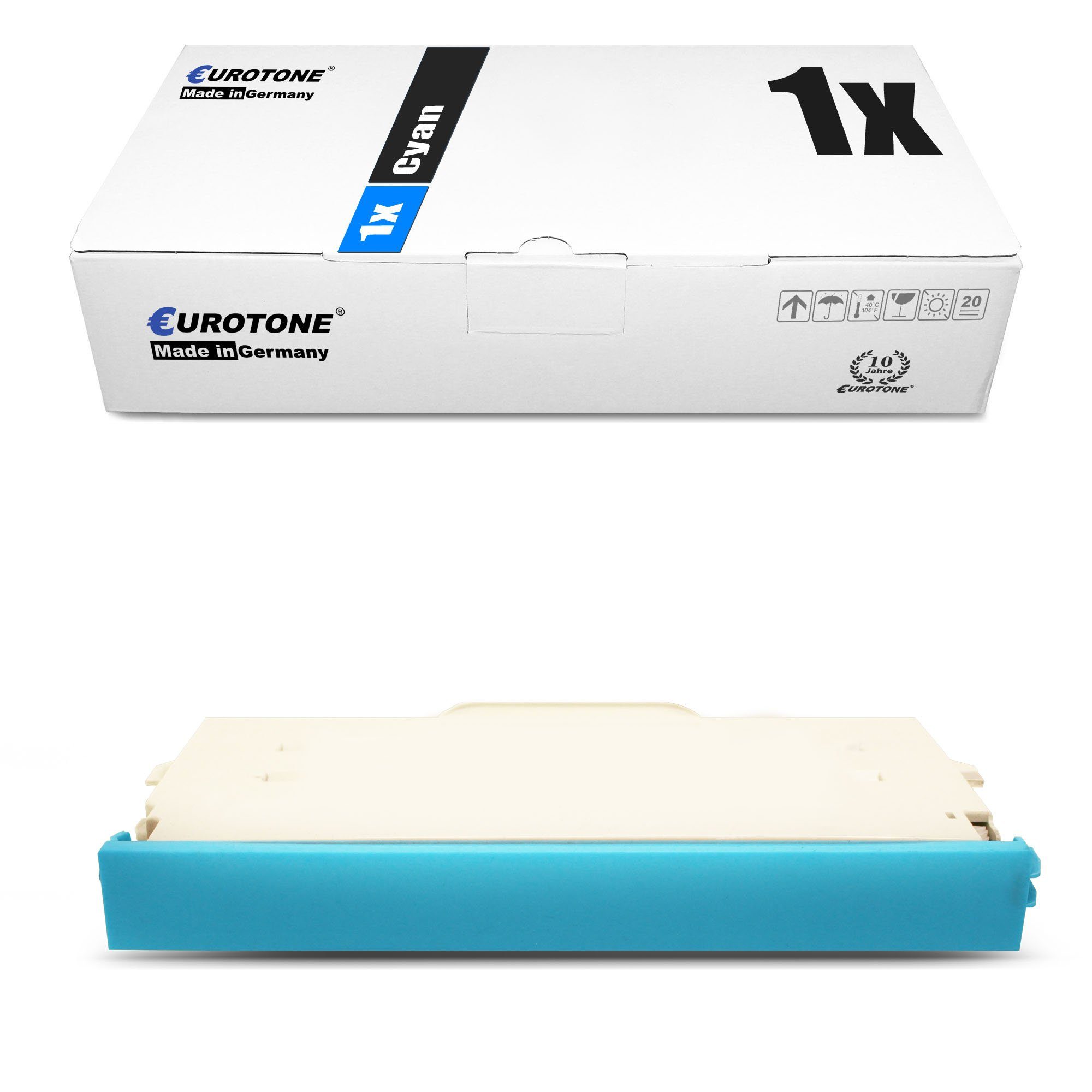 Eurotone Tonerkartusche Toner ersetzt Lexmark 020K1400 Cyan