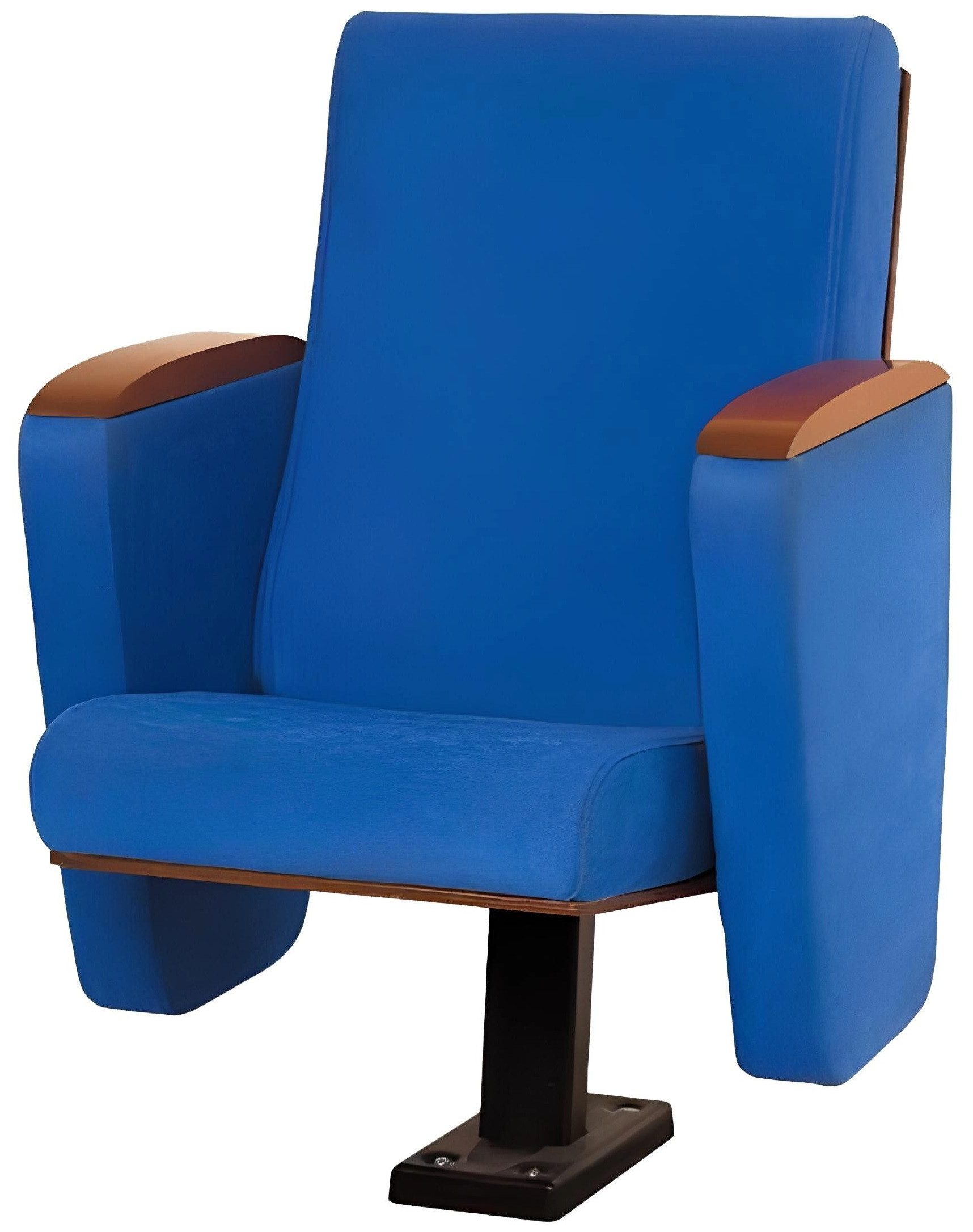 Xlmoebel TV-Sessel Art Deco Sessel in luxuriösem Blau mit hochwertigem Textil (1-St., Sessel), Hergestellt in Europa