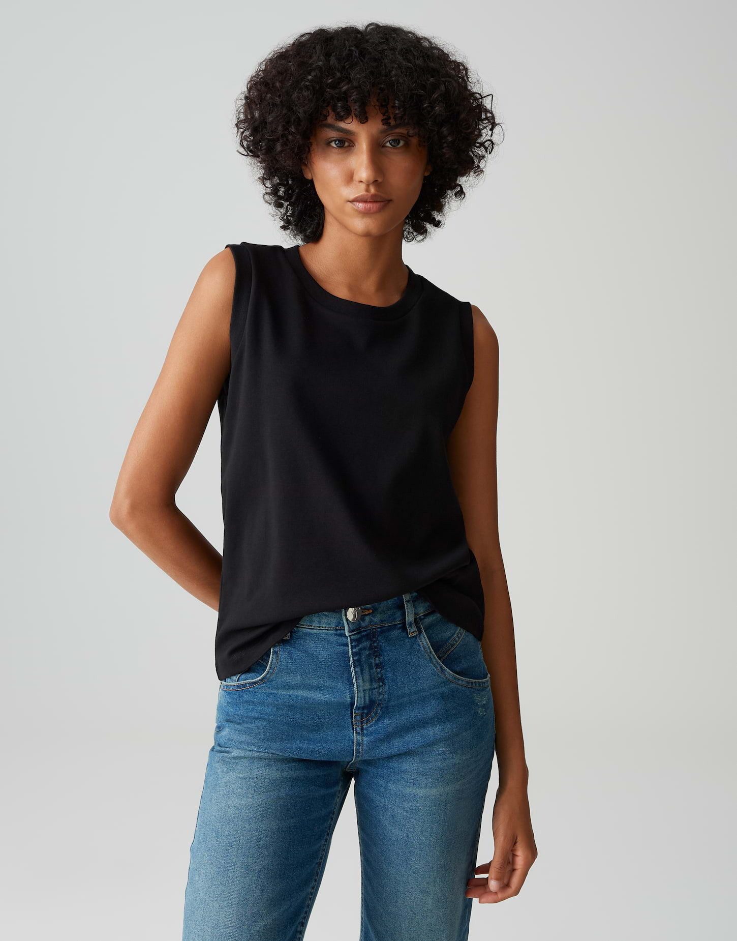 OPUS Shirttop Jersey Top ILAYDA Regular aus BCI Cotton