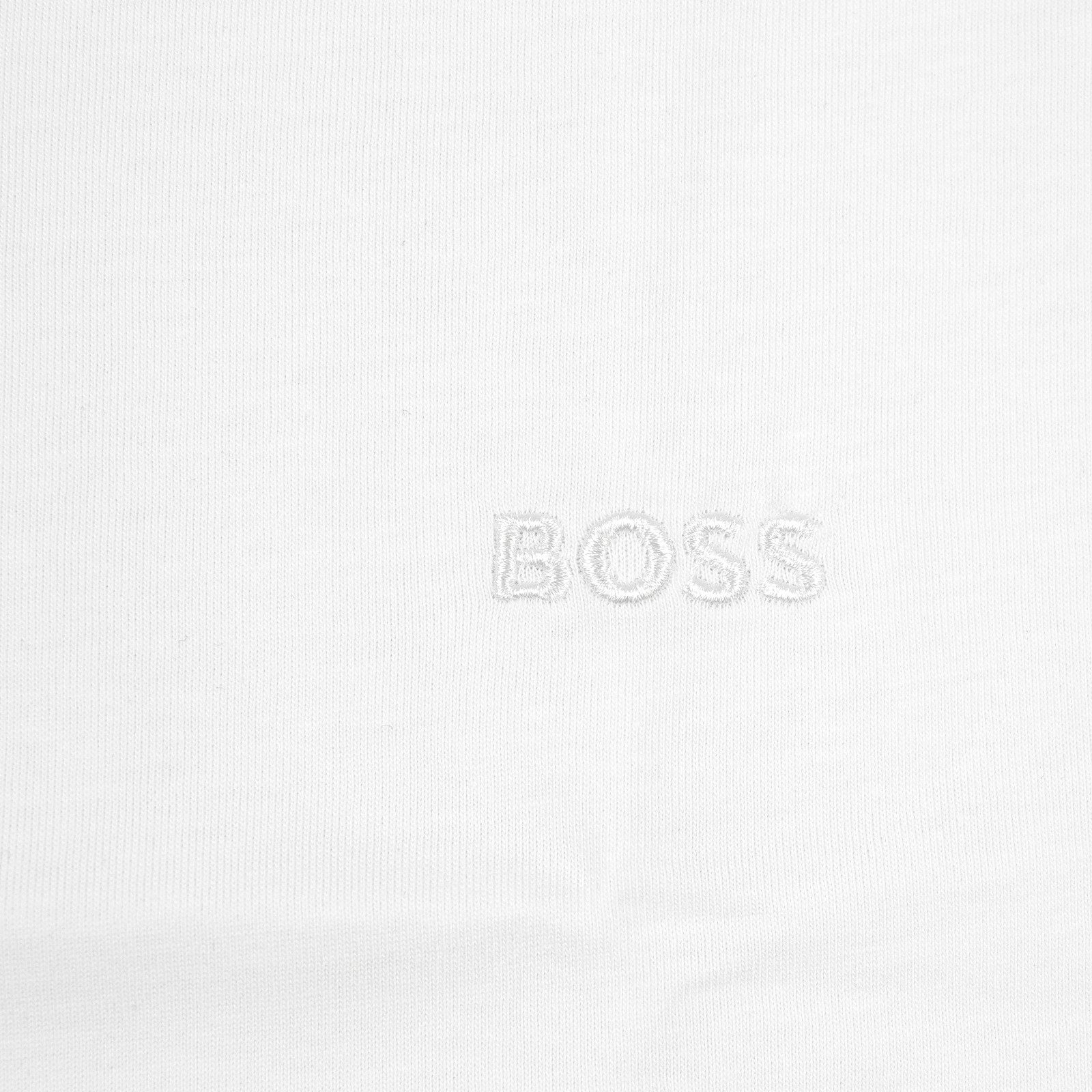 BOSS T-Shirt T-ShirtRN 2P ComfortS mit gesticktem Ton-in-Ton Logo