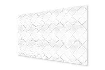 Hexim Wanddekoobjekt HD131 (PVC Kunststoff - weiße Wandverkleidung mit 3D Optik - Cube Motive (0.25 qm 1 Platte) Verkleidung Dekor in weiß)