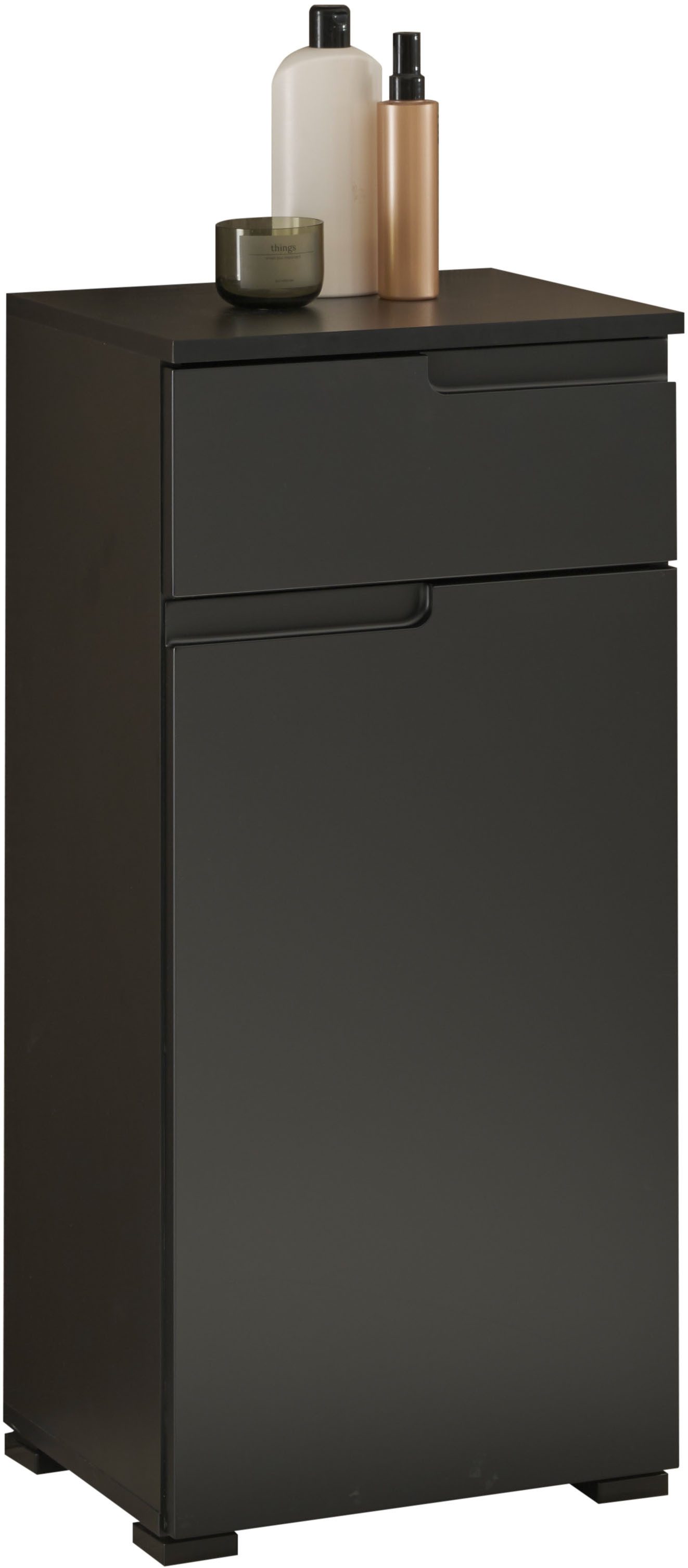 BASIC by Balculina Midischrank Spice, Badezimmerschrank BxTxH 40x85x32 cm (1-St) Breite 40 cm, Griffmulden
