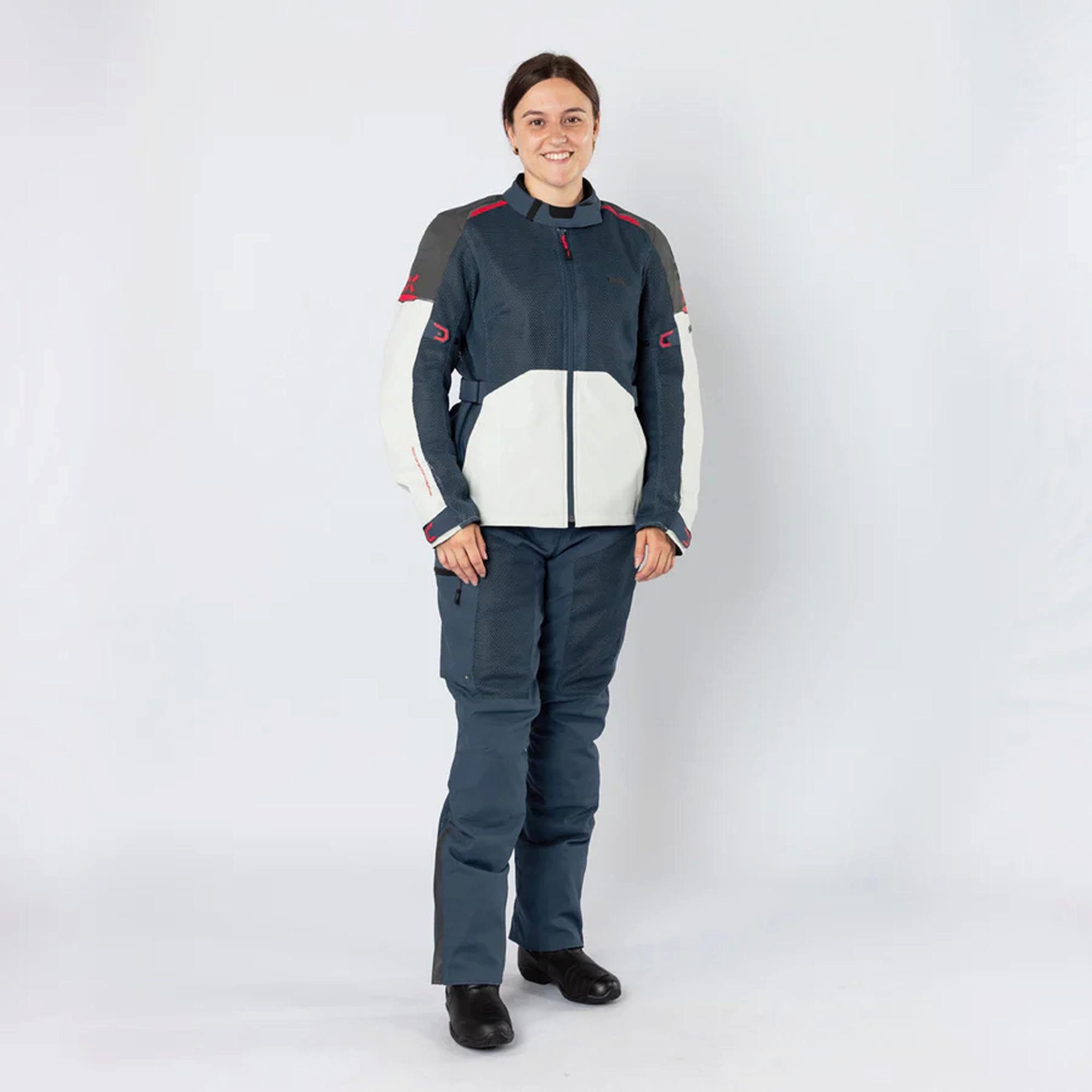 IXS Motorradhose Tourster-Big Air 1.0 Damen Motorrad Textilhose Knieprotektoren enthalten