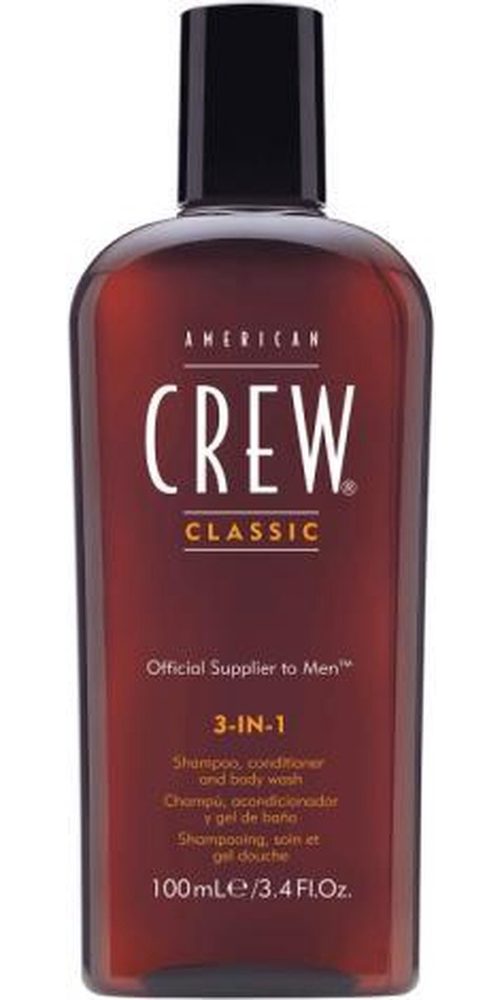 American Crew American Crew 3-In-1 Shampoo, Conditioner & Body Wash 100ml