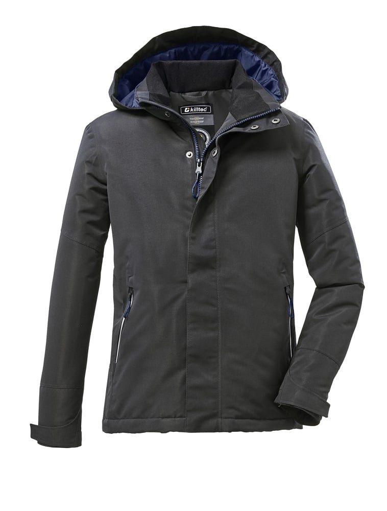 Killtec Winterjacke Kow 28 (wind- und wasserdicht, atrmungsaktiv, PFC-frei) anthrazitgrün