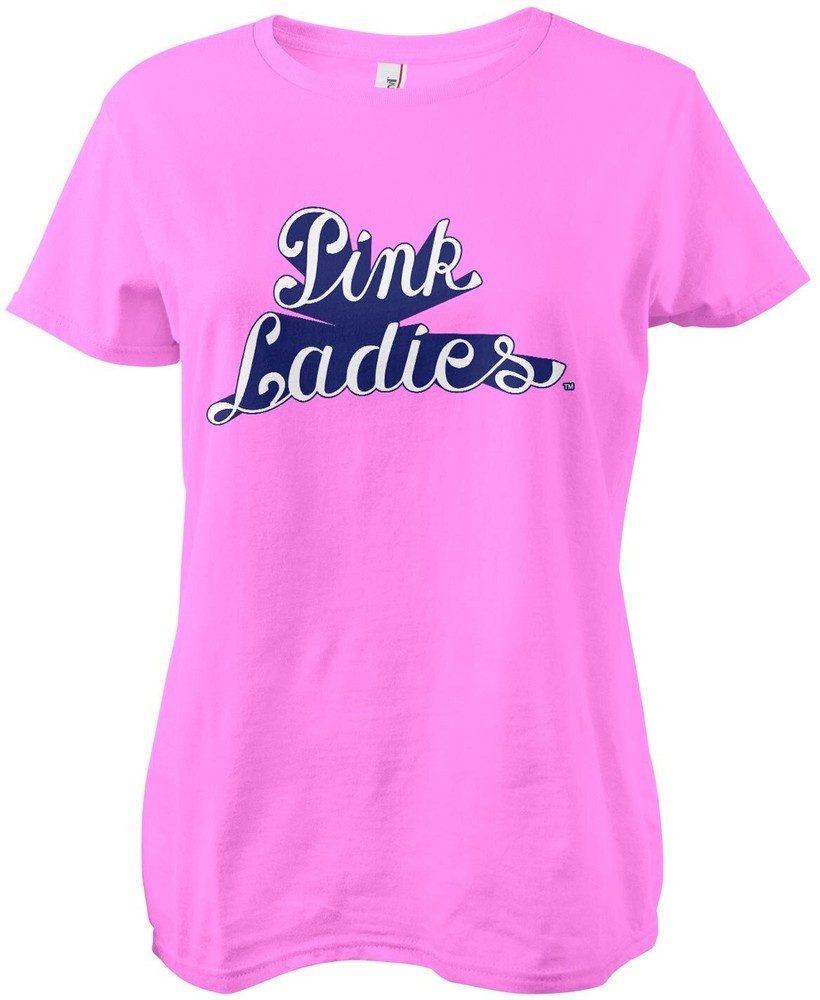 Grease T-Shirt Pink Ladies Girly Tee