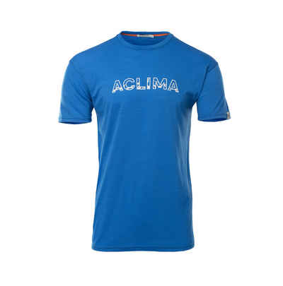 Aclima Kurzarmshirt Aclima M Lightwool Tee Logo Herren Kurzarm-Shirt
