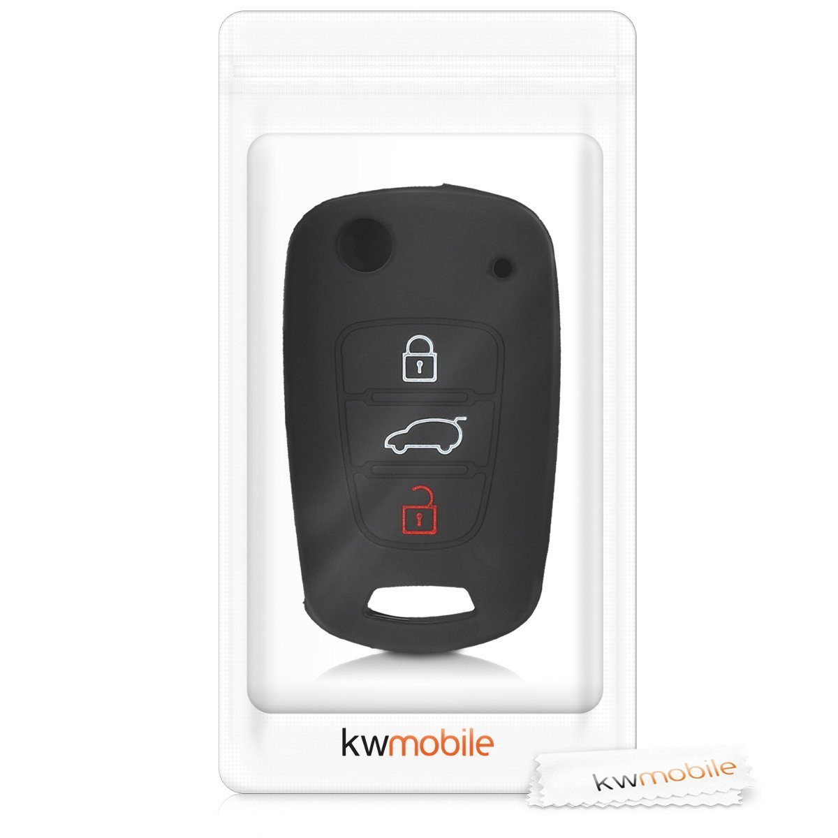 kwmobile Schlüsseltasche Autoschlüssel Hülle für Hyundai (1-tlg), Schlüsselhülle Schlüssel Case Cover