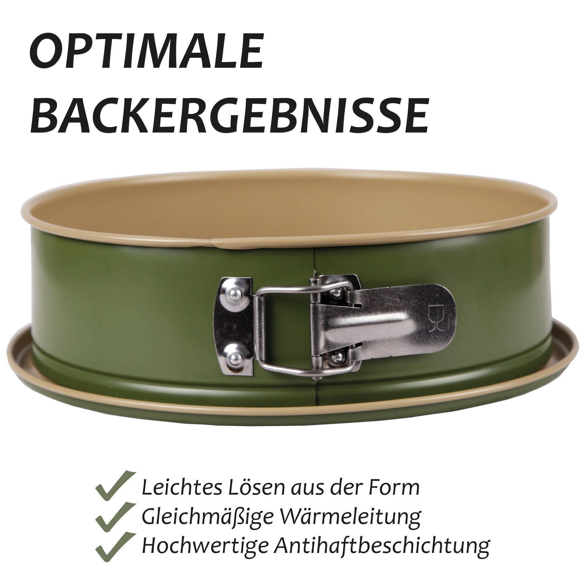 Bestlivings Brotbackform Terraillon, (1-tlg), Springform Ø24cm, Backform, Antihaftbeschichtung aus Carnauba Wachs