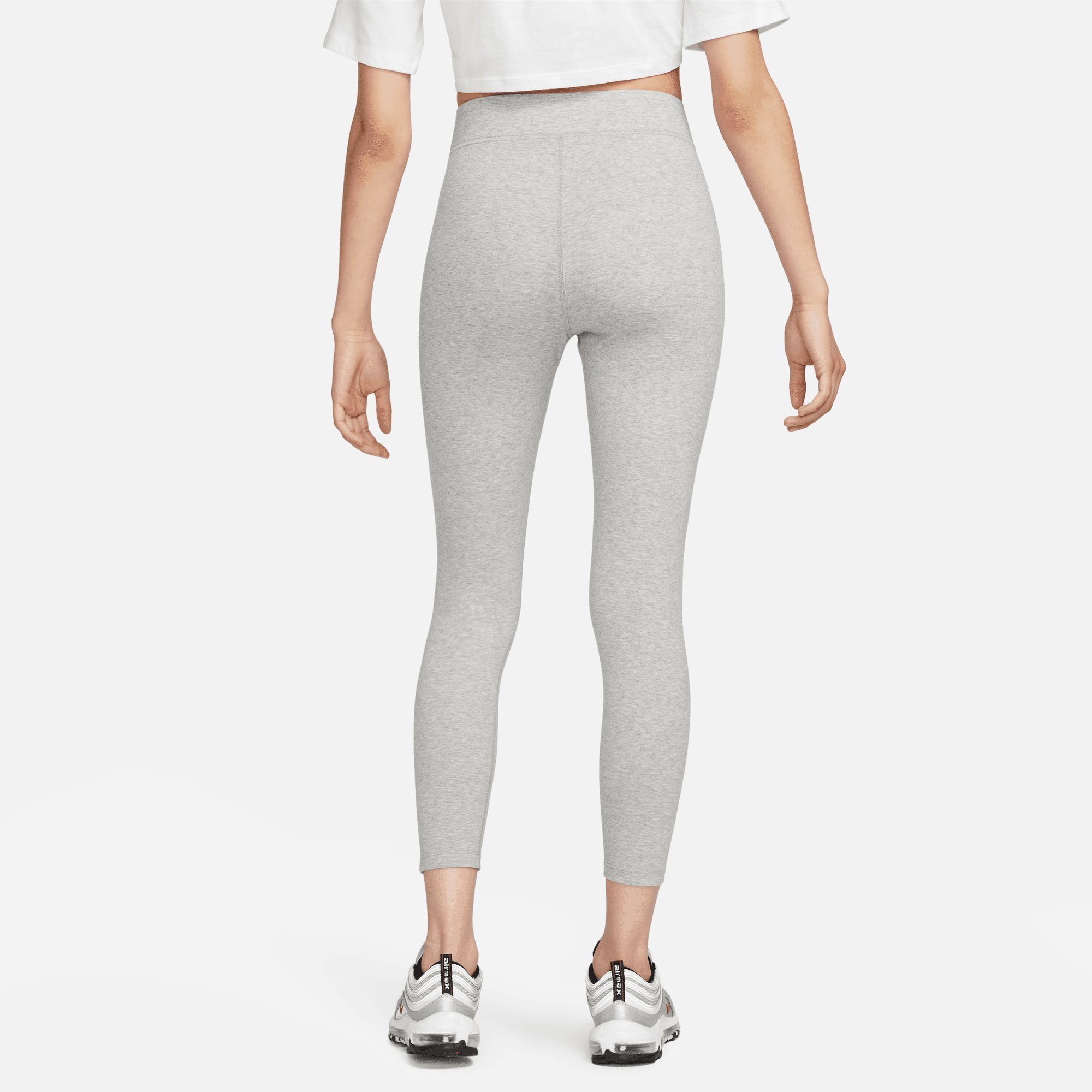 Nike Sportswear Trainingstights W NSW HEATHER/SAIL HR TIGHT GREY / CLSC LBR DK NK