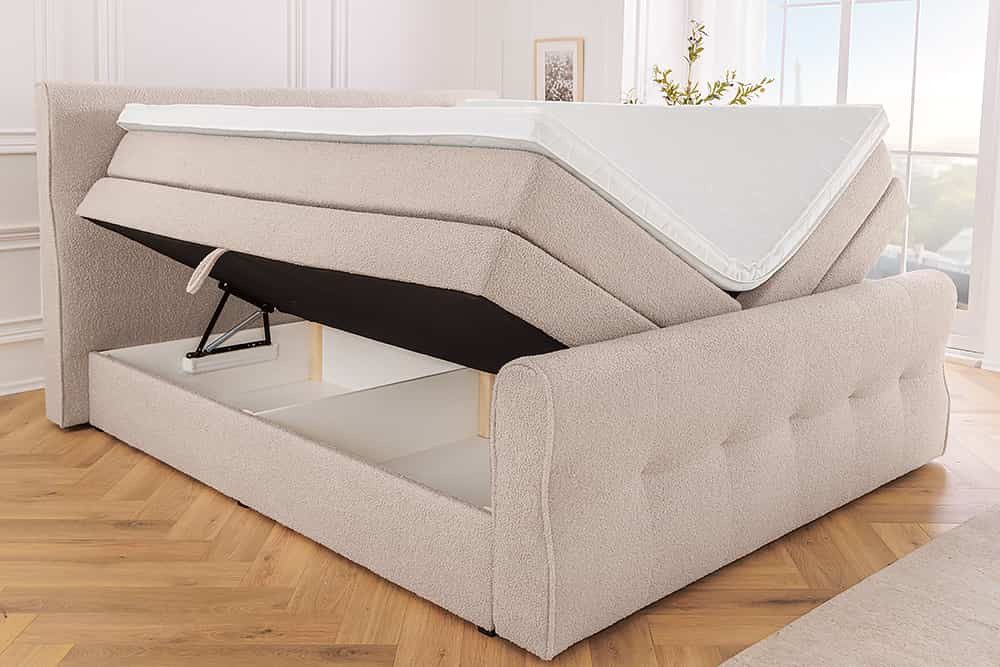 riess-ambiente Boxspringbett SIGNUM 180x200cm champagner · günstig online kaufen