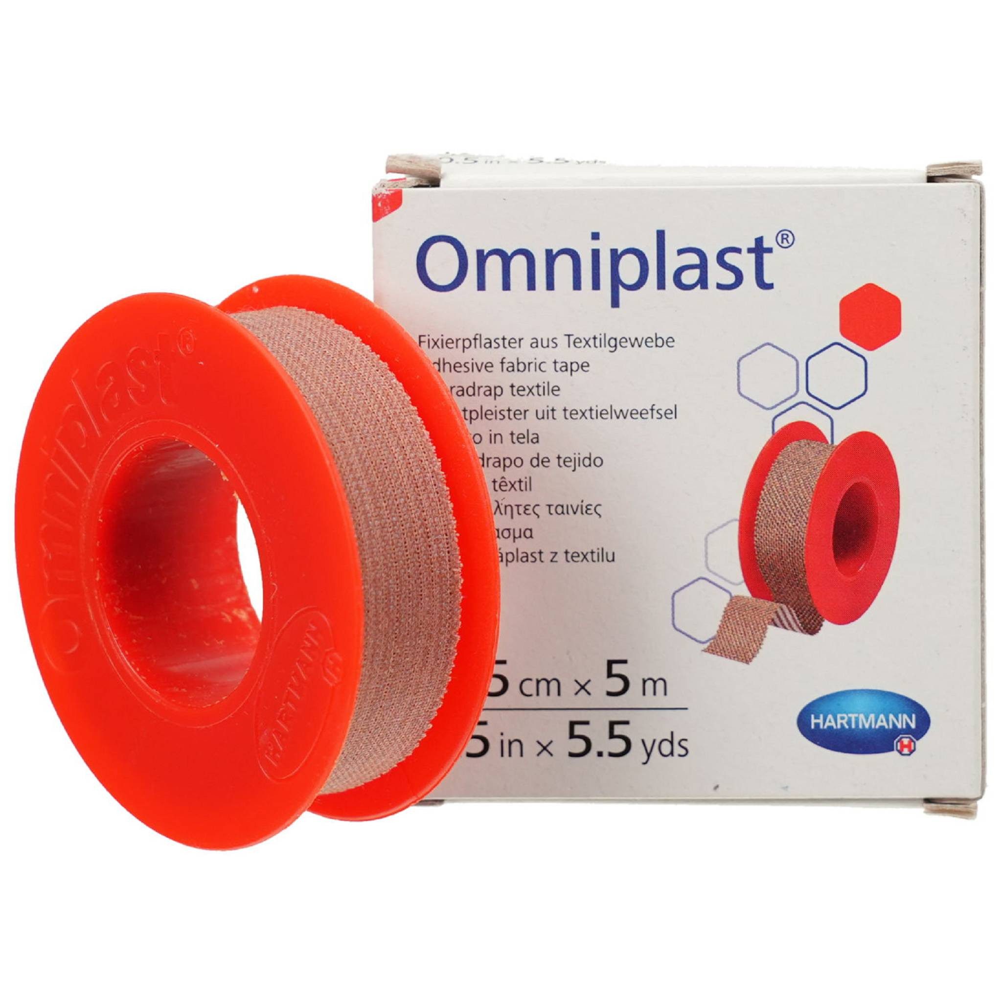 HARTMANN Fixierpflaster OMNIPLAST Fixierpflaster Textilgew.1,25 cmx5 m 1St PZN 11163308