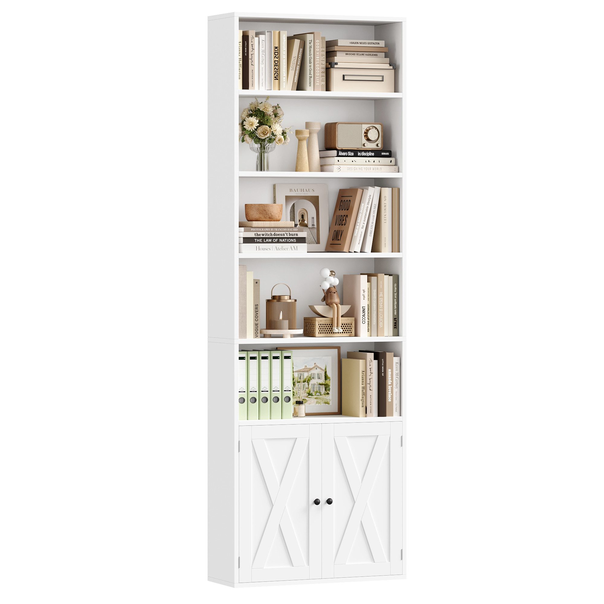 Homfa Bücherregal Standregal Büroregal Bücherschrank, mit günstig online kaufen
