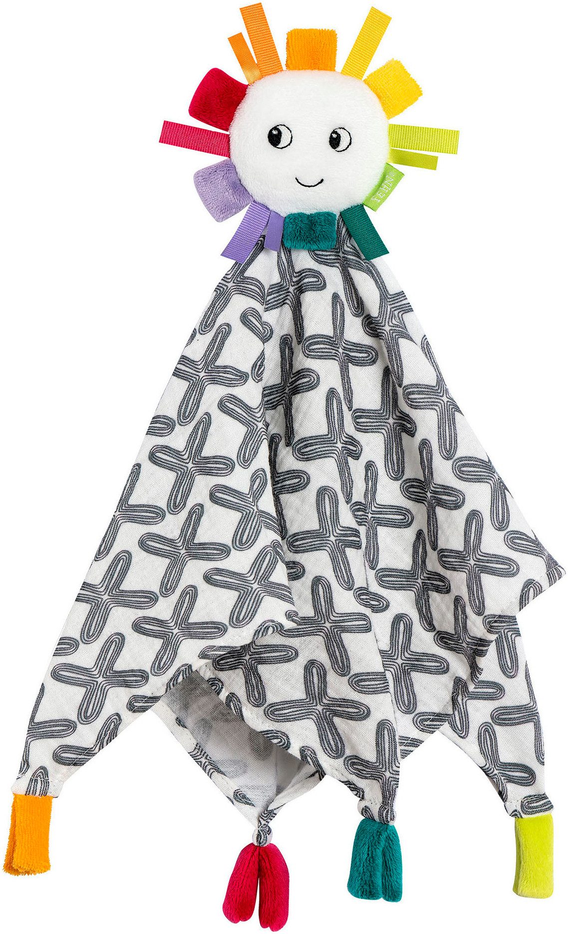 Fehn Kuscheltuch Musselin-Schmusetuch Sonne