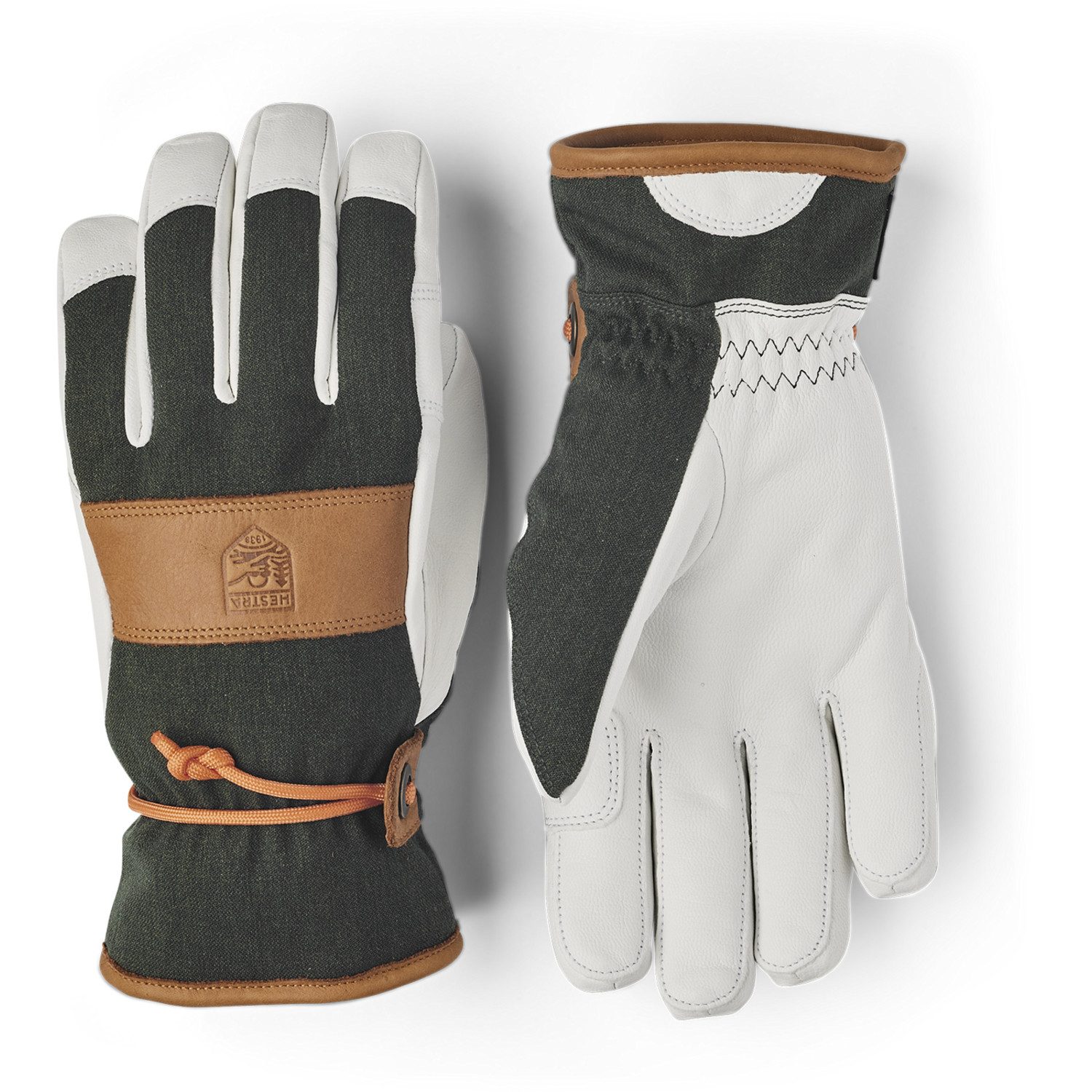 Skihandschuhe Voss CZone - 5 Fing. forest