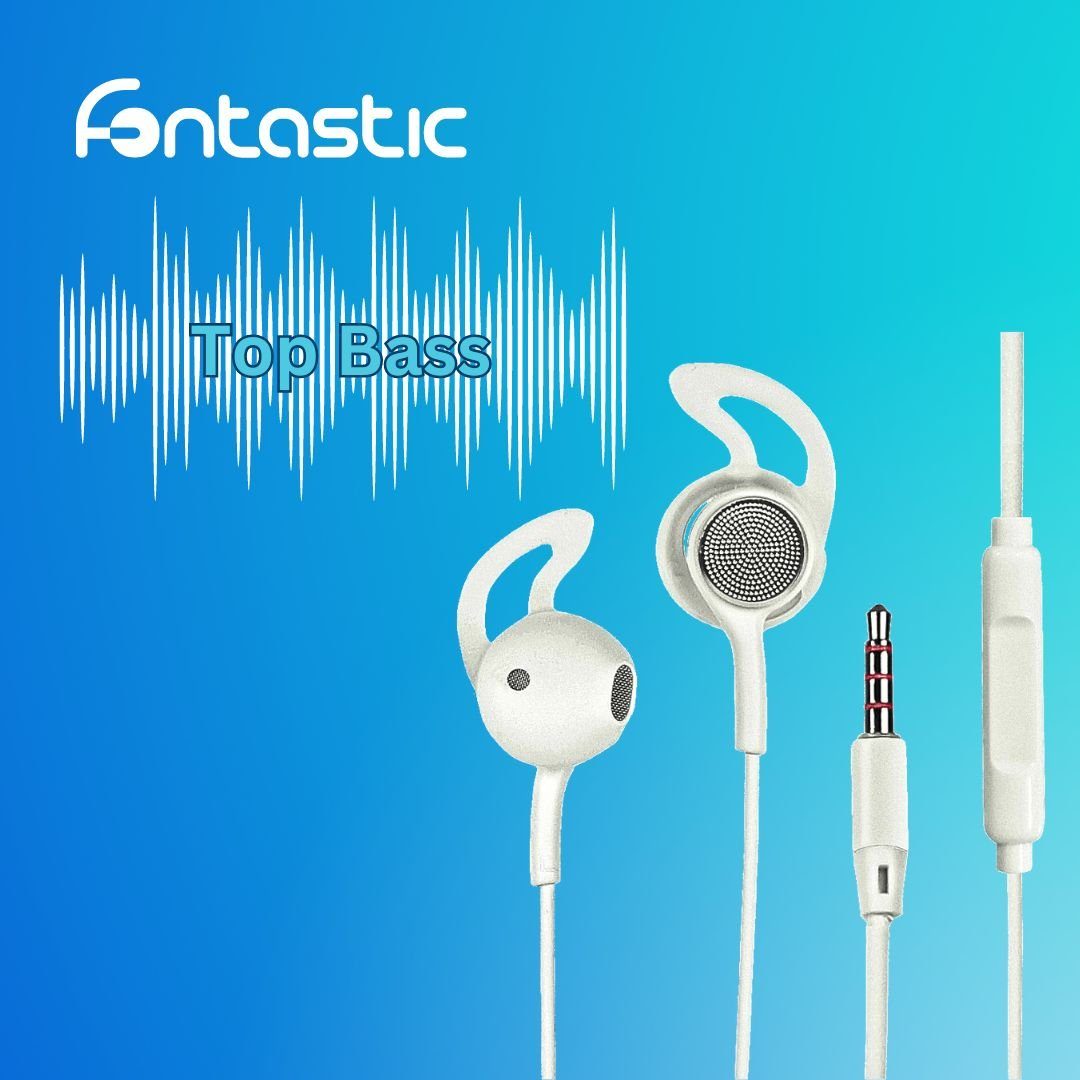 fontastic Stereo Headset L180 wh Kopfhörer (180cm Kabel)