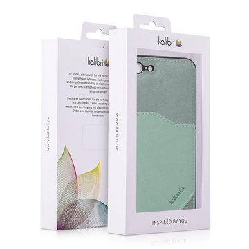 kalibri Handyhülle Hülle für Apple iPhone SE / 8 / 7, Handyhülle Handy Cover - Kunstleder Case mit Kartenfach