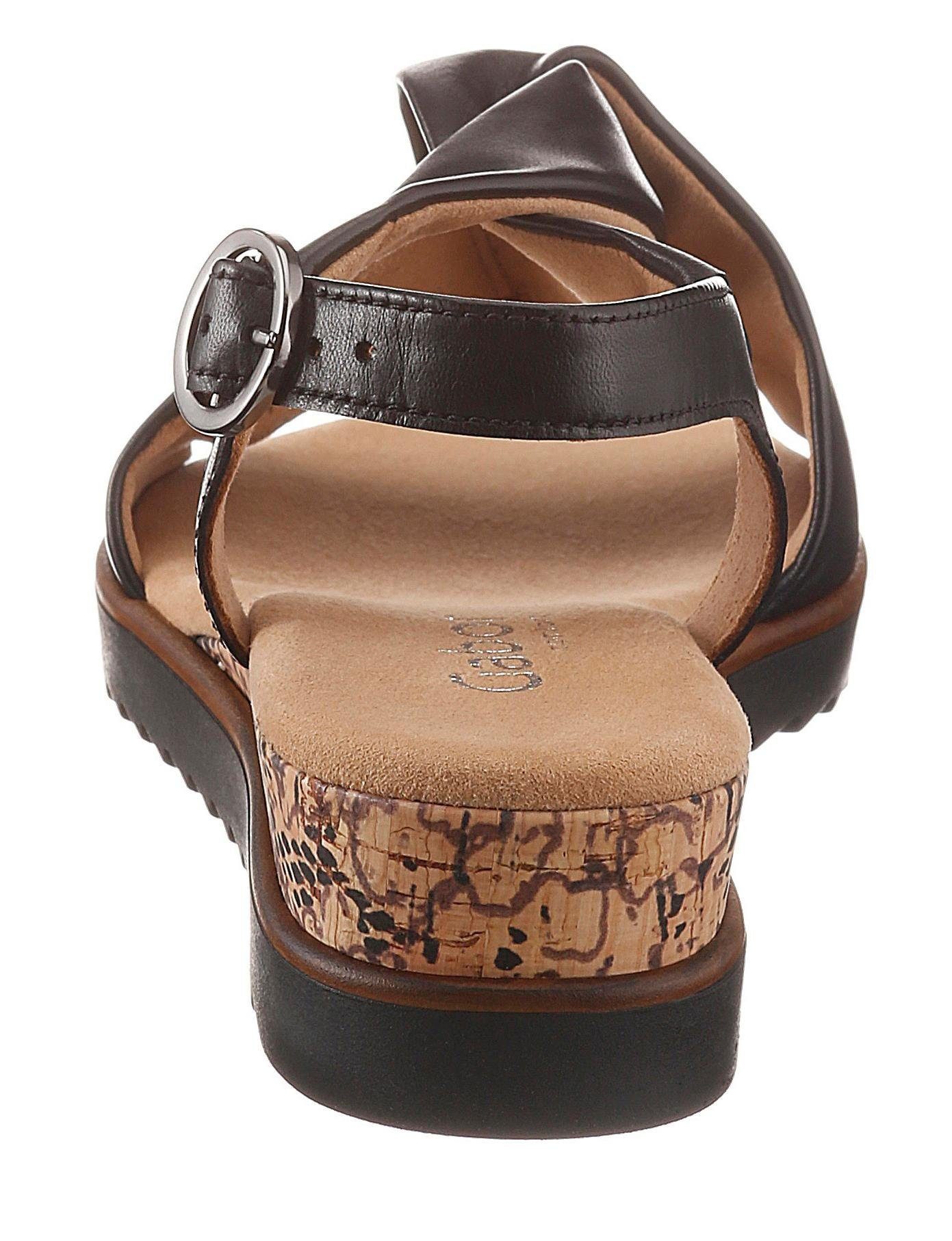 Gabor GENUA Riemchensandale, Sommerschuh, Sandalette, Keilabsatz, G-Weite