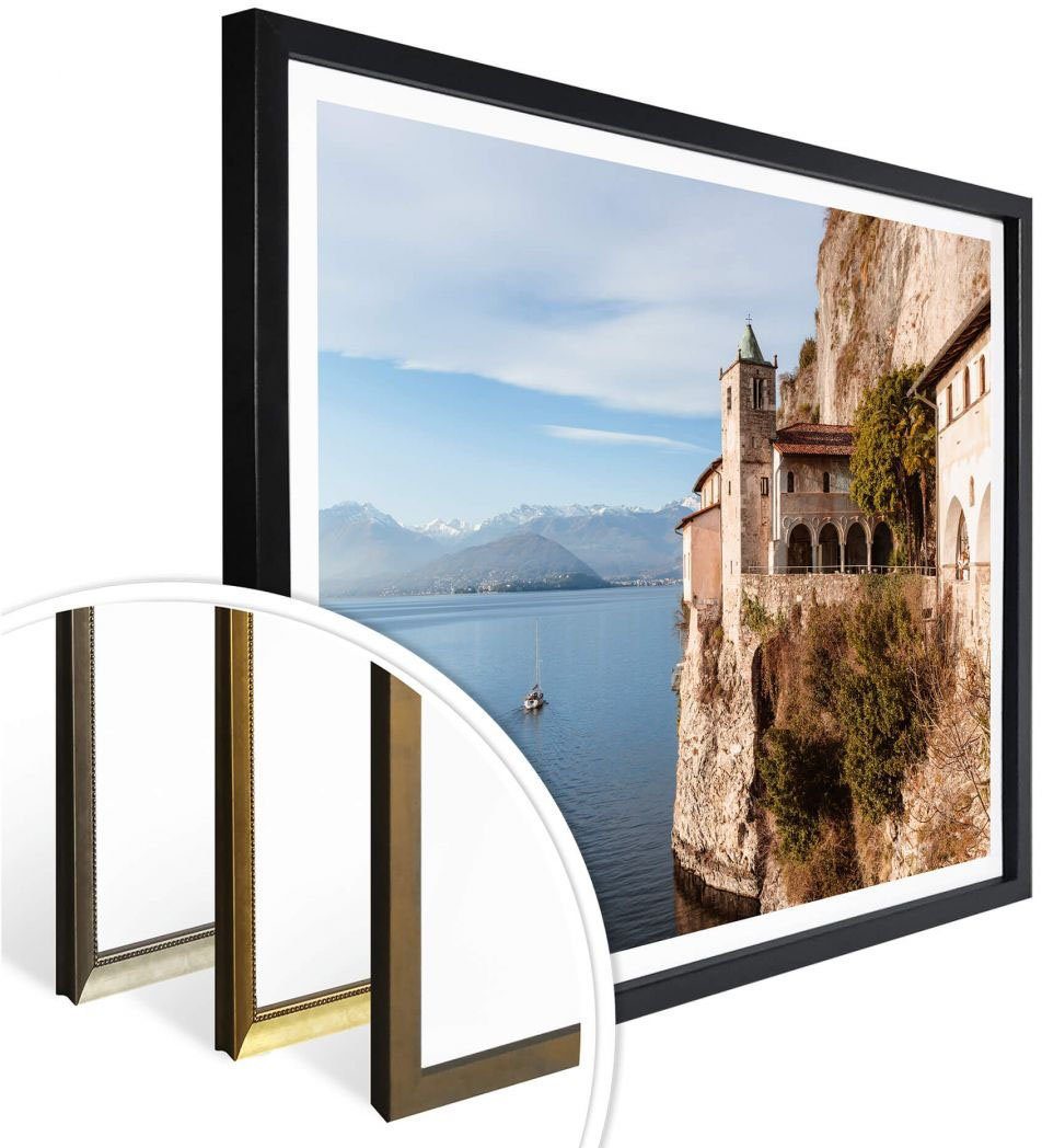 Wall-Art Poster Lago Maggiore, Landschaften Wandposter (1 Wandbild, St), Poster, Bild