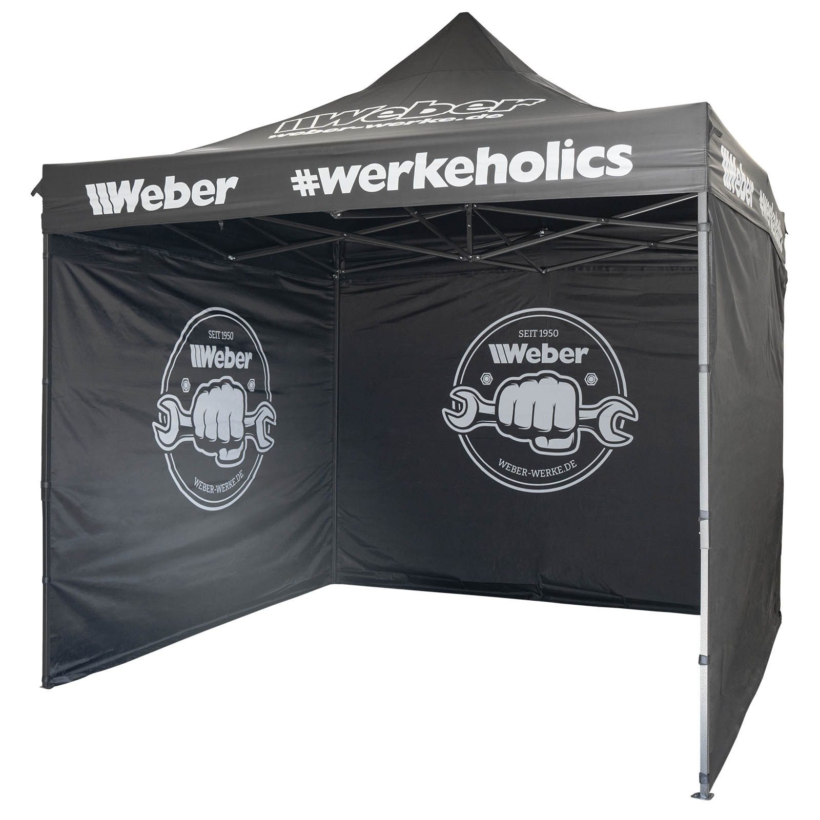 Weber GmbH Faltpavillon Easy-Up Zelt 300x300 schwarz – 75 Jahre Limited Edi günstig online kaufen