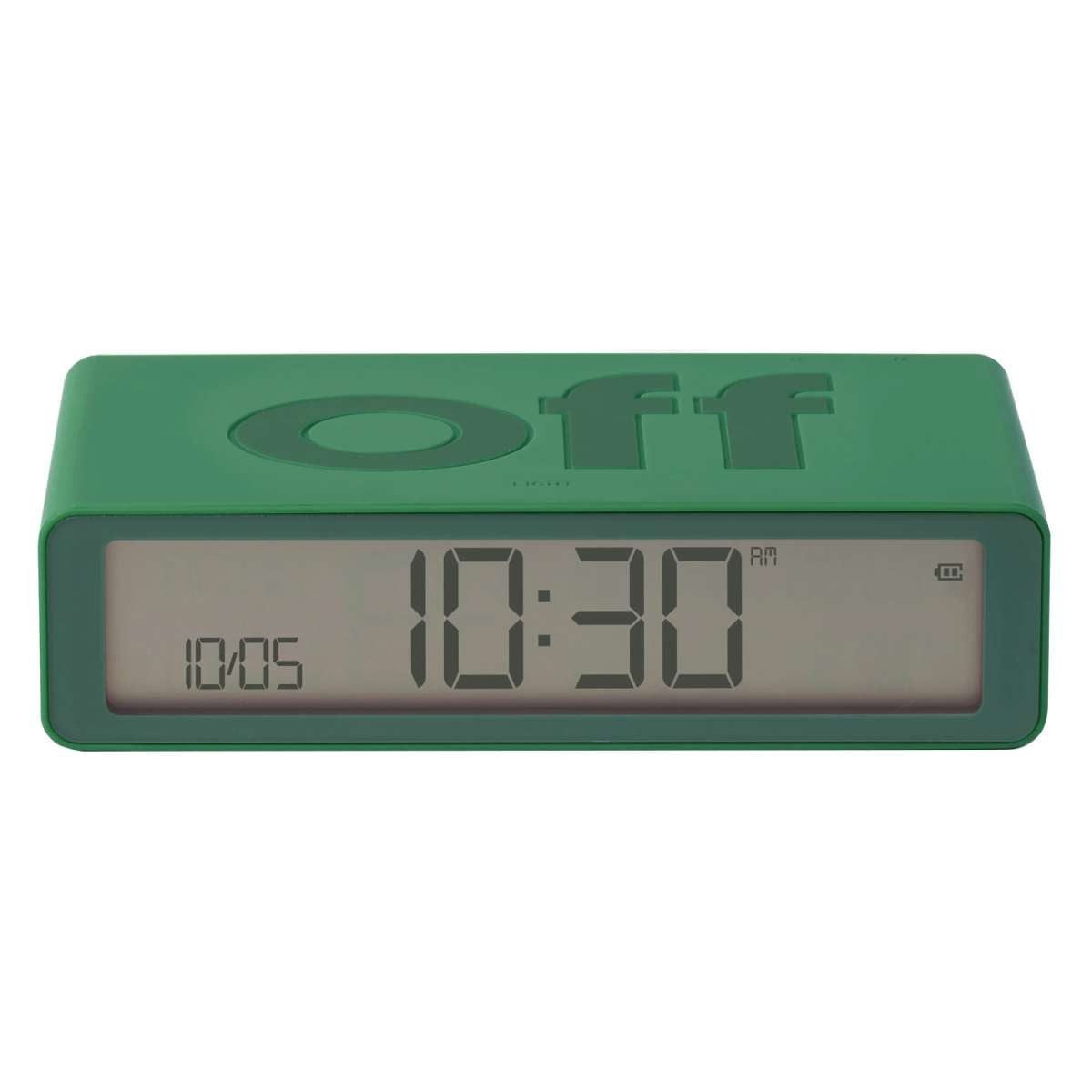 Lexon Quarzwecker LR157V2 Digital Flip Classic Grün – Bild 2 von 5