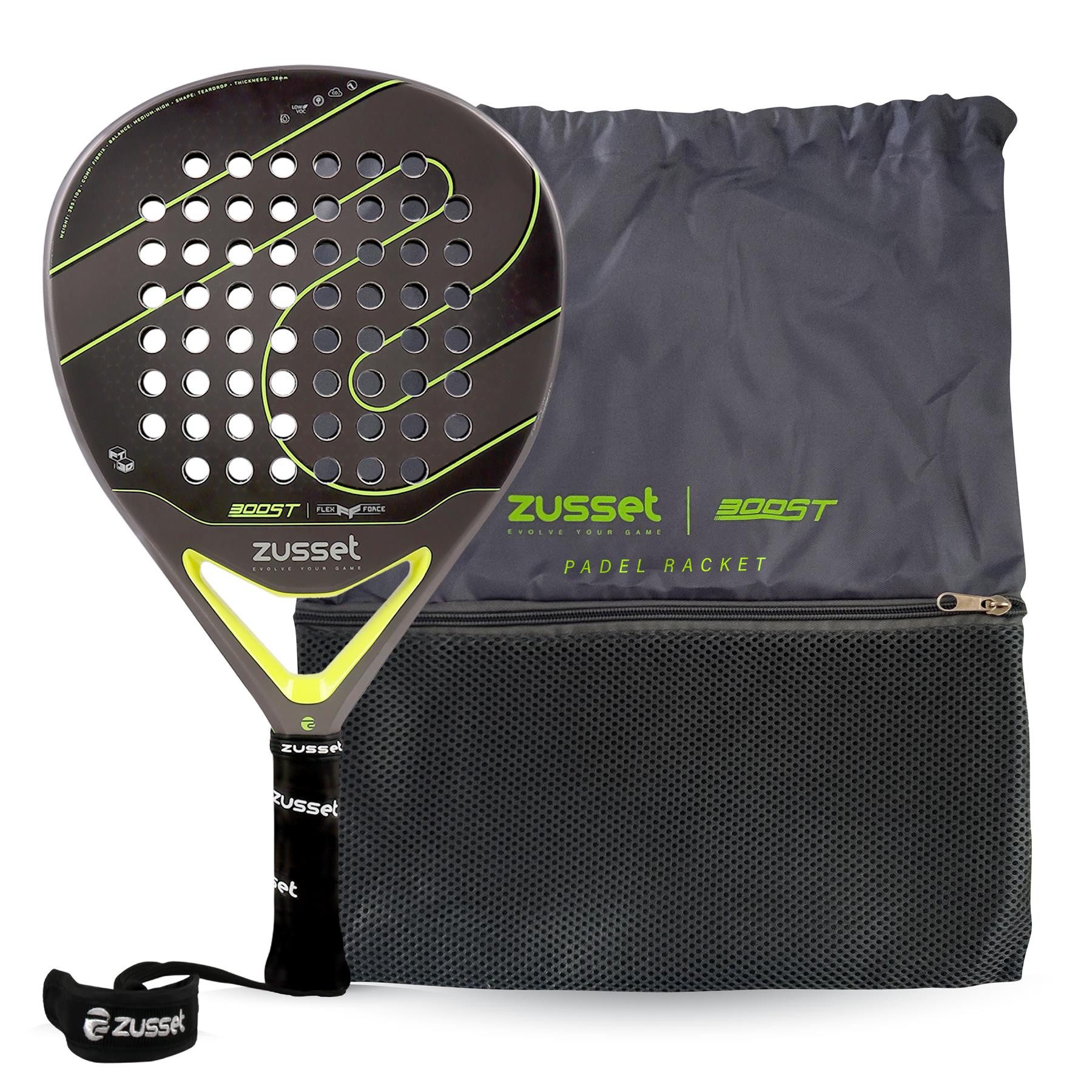 Zusset Padelschläger Padel Schläger BOOST Tropfenform - Power & Dynamik für den Fortschritt