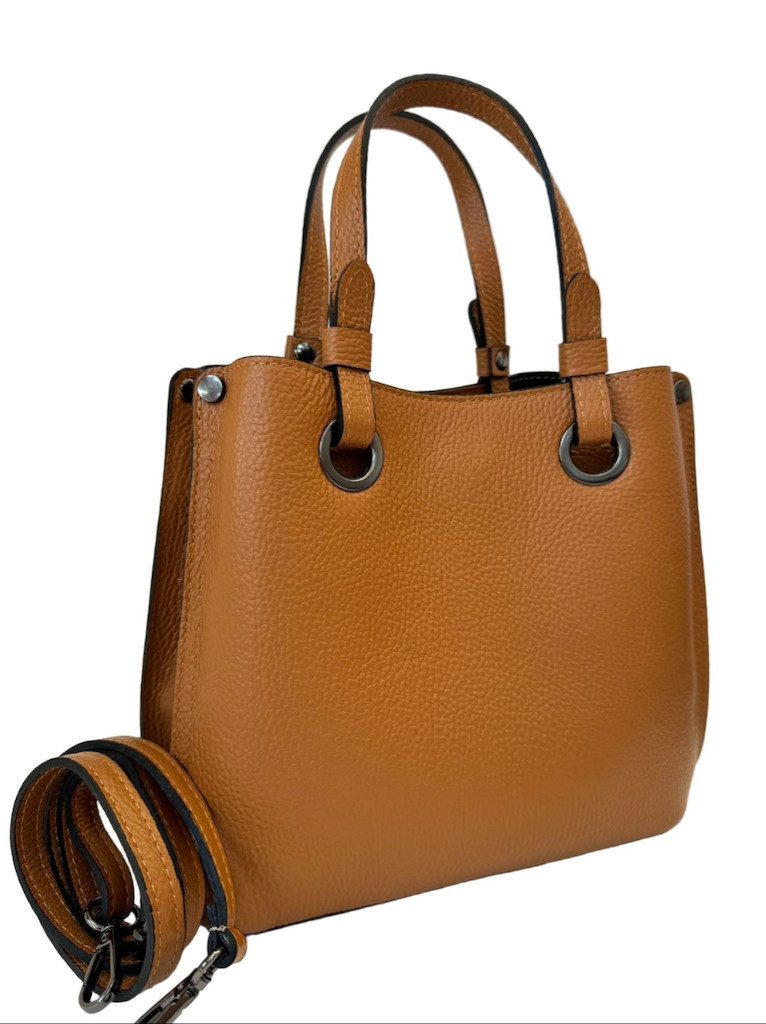 BZNA Beuteltasche Flipp Hana kleiner Shopper Leder Handtasche