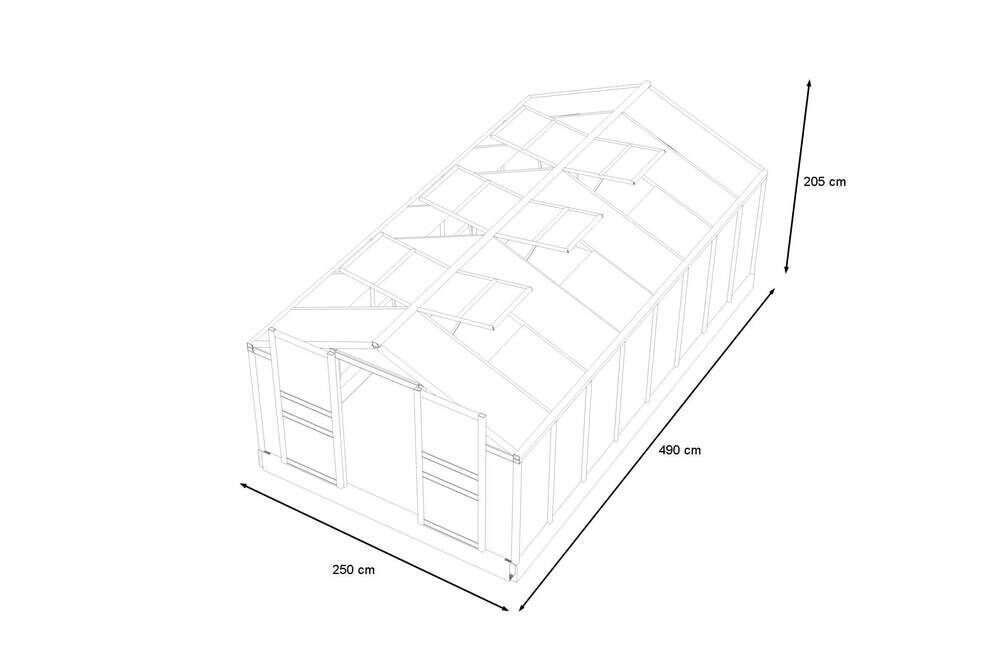 OUTFLEXX Gewächshaus silberfarben | Rab... OUTFLEXX Gewächshaus silberfarben | Rab...