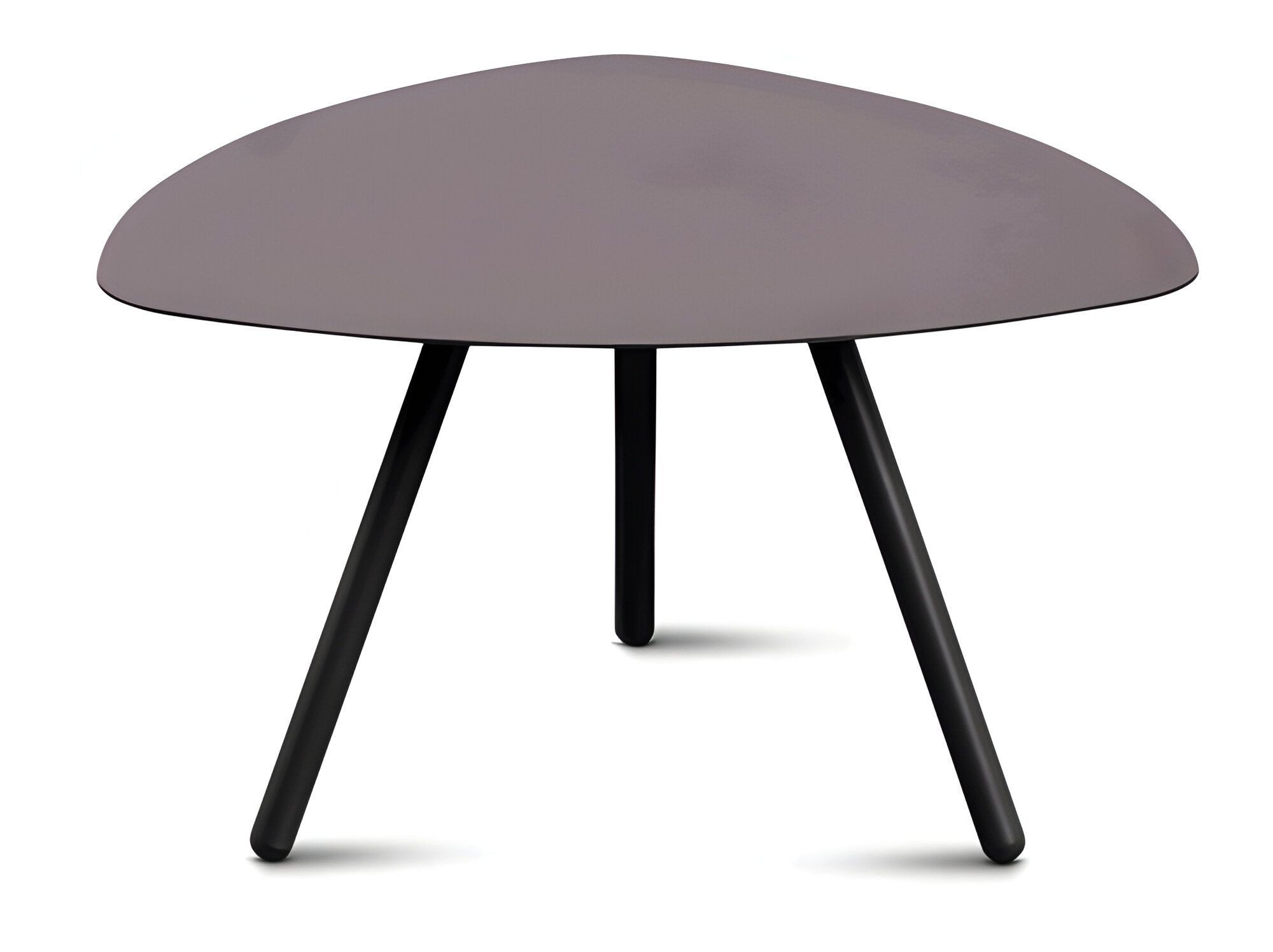 M2 Kollektion Couchtisch, Beistelltisch, Modern, Outdoorfähig, Dreieckig, 60x35x60 cm