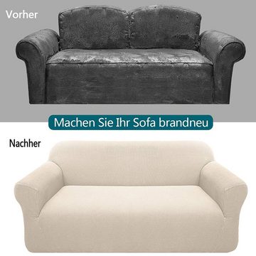 Sofabezug Sofa Überzug Stretch Sofabezug rutschfest, modern Sofa Cover, Juoungle