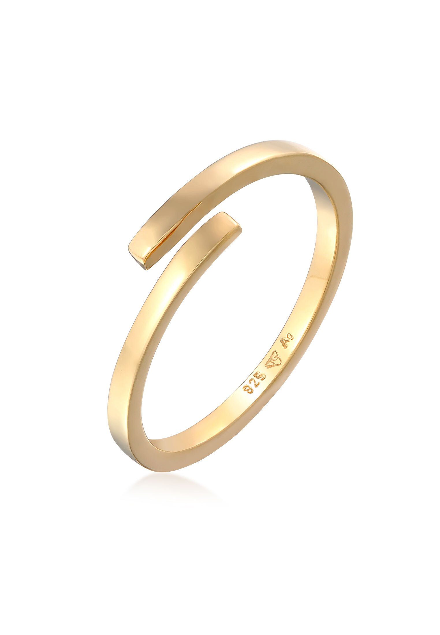 Elli Fingerring Wickelring Offen Statement Geo günstig online kaufen