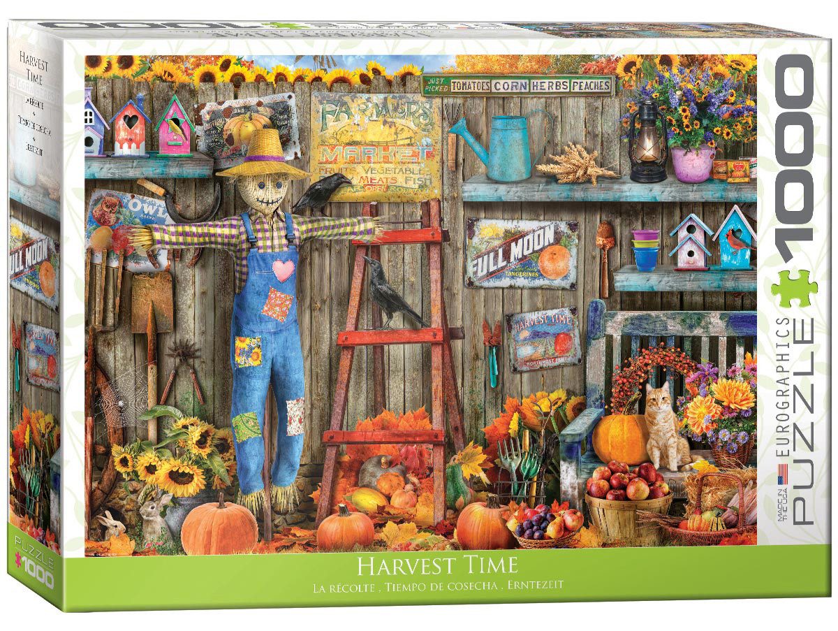 Puzzle 1000 Teile Puzzle - Puzzle - Wundervolle Erntezeit, Puzzleteile