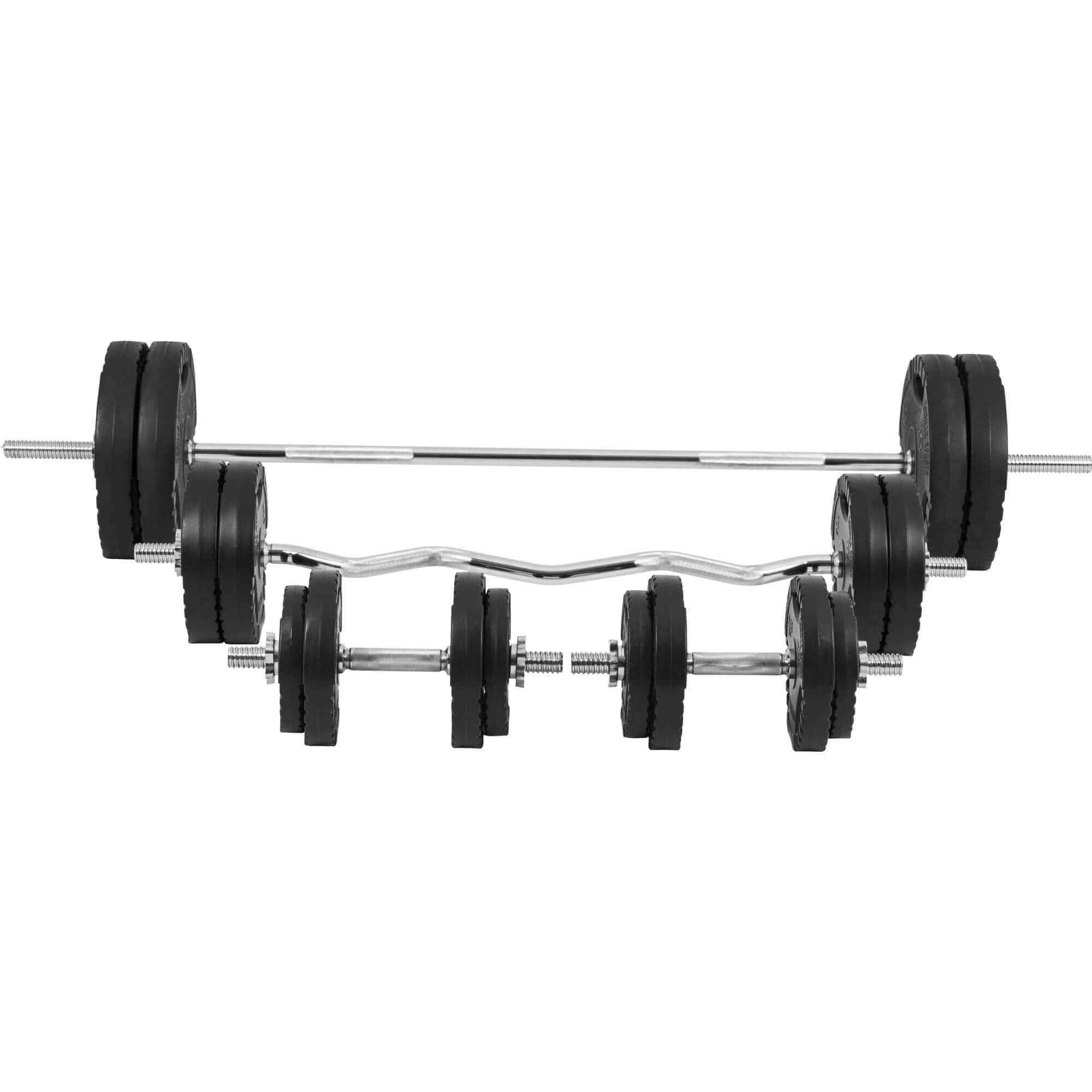 GORILLA SPORTS Hantel-Set Hantelset Kunststoff Gripper 100 kg
