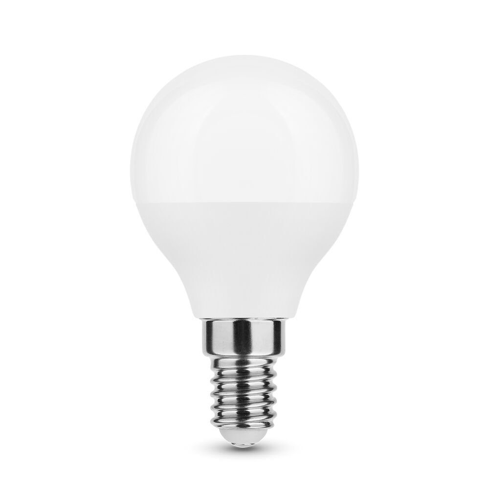 Modee Smart Lighting LED-Leuchtmittel 6W E14 LED Lampe Birne Leuchtmittel Leuchte G45 Kugel Milchglas 500, 1 St., Kaltweiß