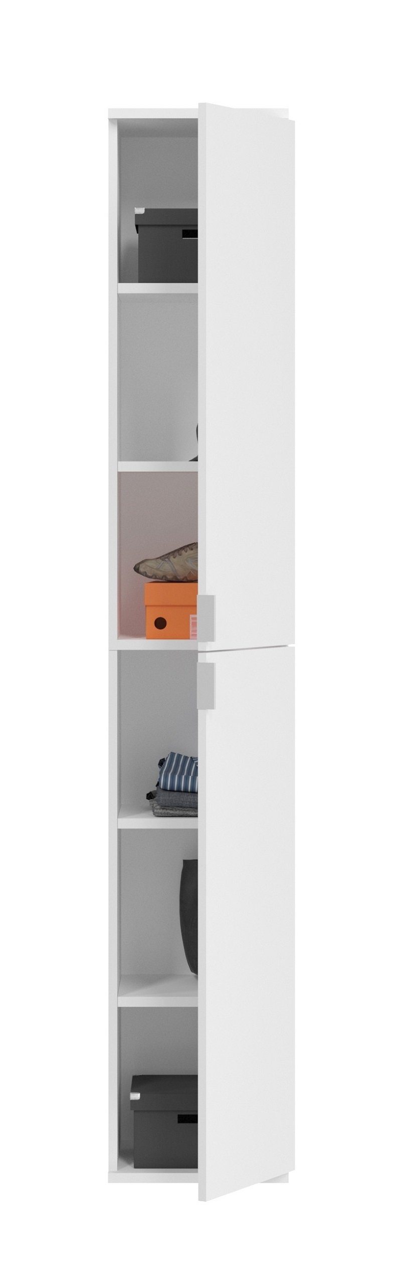 Projekt xonox.home Garderobenschrank weiß Kleiderschrank X, Hochglanz