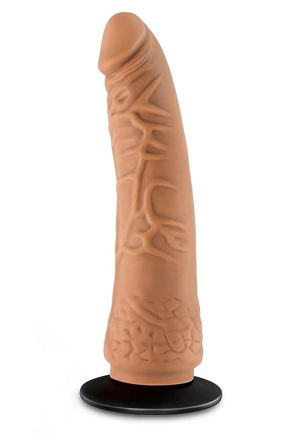 Blush Cup Mocha Lock Dildo With Hexanite 19cm On Dildo Adapter Inch Suction 7.5