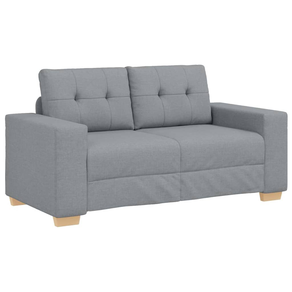 vidaXL Sofa Zweisitzer-Sofa Hellgrau 120 cm günstig online kaufen