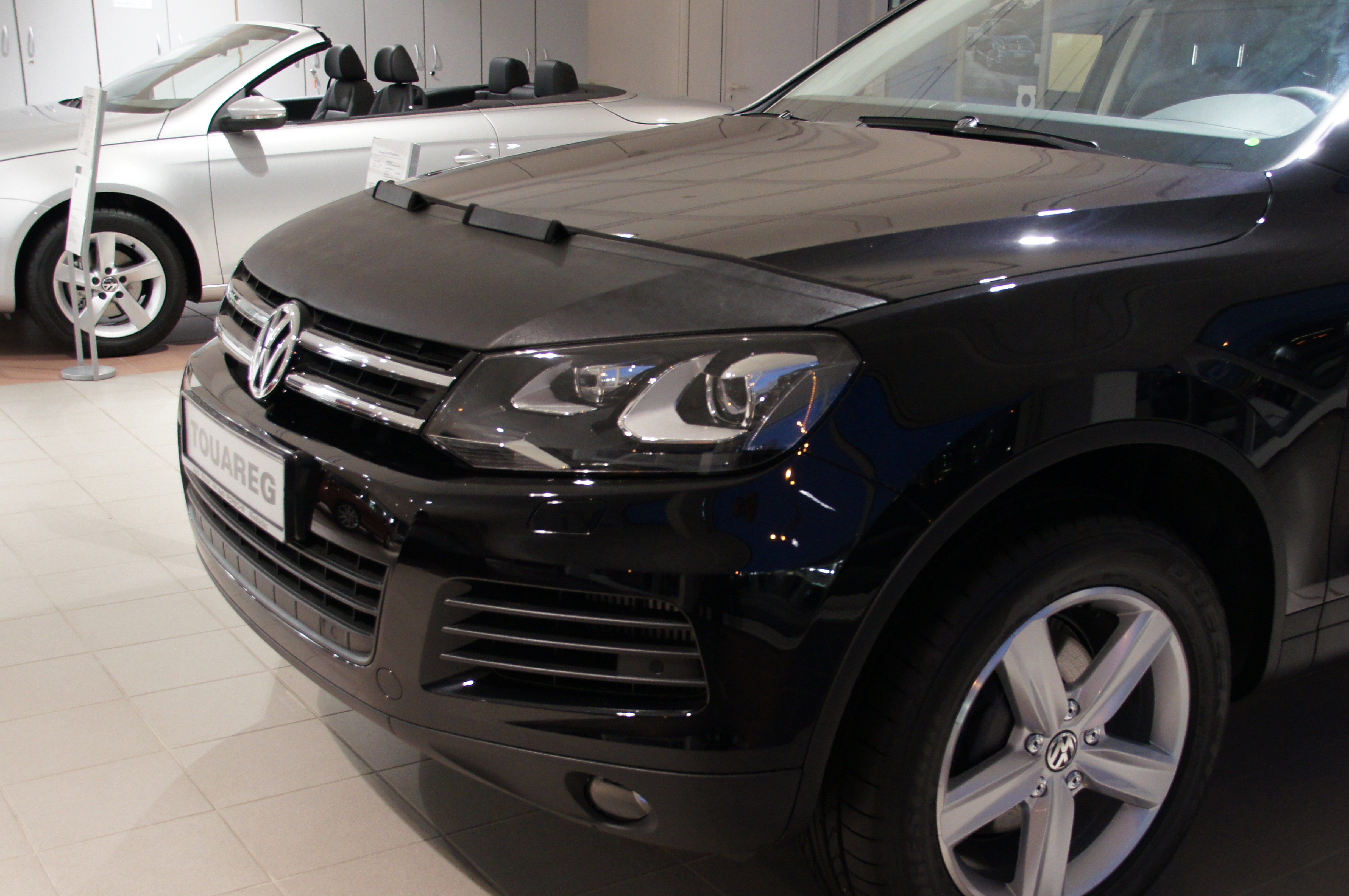 Autoplane Steinschlagschutz für VW Volkswagen Touareg 10-18 Haubenbra Bra