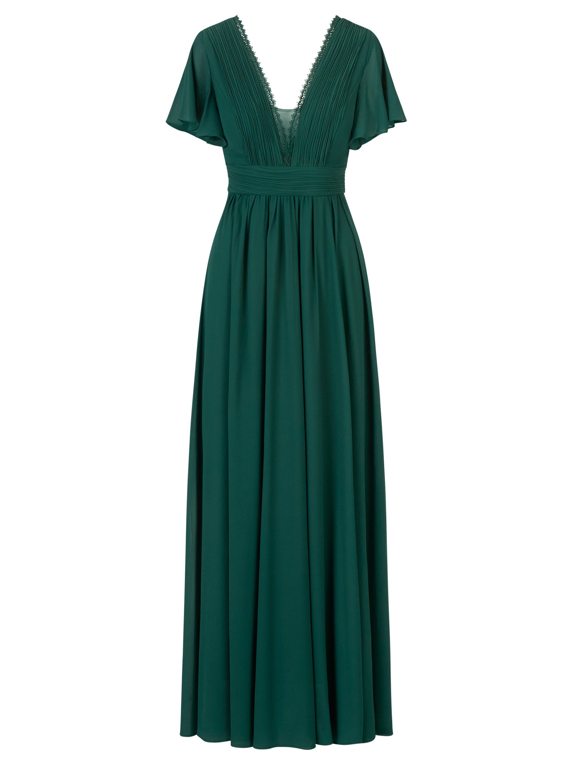 KRAIMOD Abendkleid aus hochwertigem Material mit V-Ausschnitt mehr