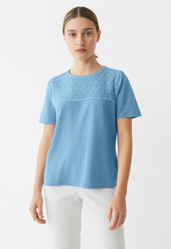 Vero Moda Blusentop VMALVA CROCHET SS günstig online kaufen