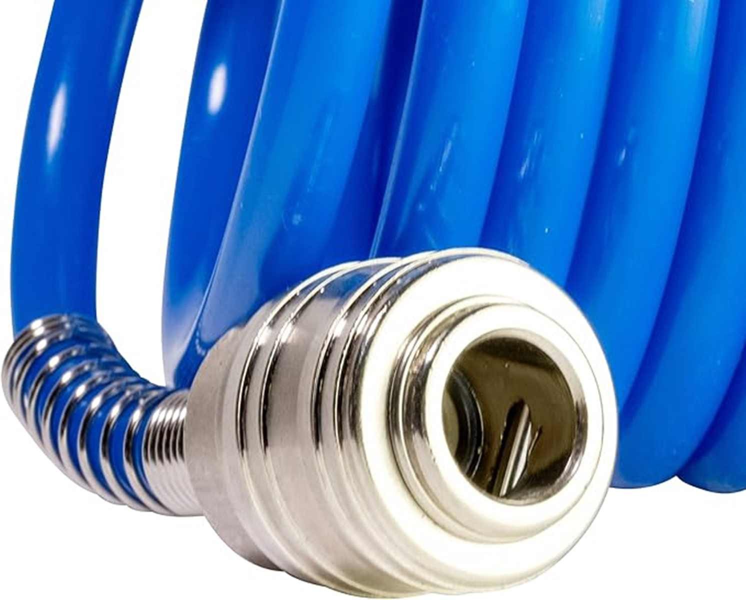 Güde Druckluftgeräte-Set Güde Druckluft-Set 3-tlg. Reifenfüller Spiralschlauch Ausblaspistole