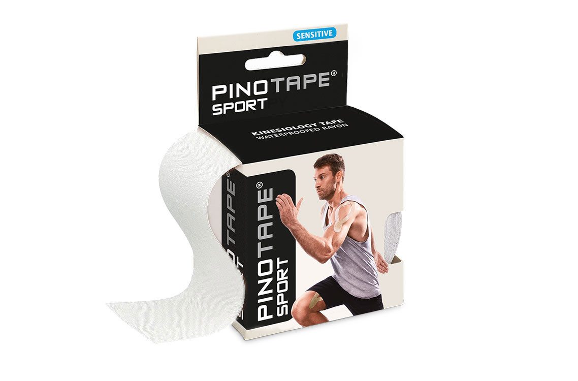 Pino Kinesiologie-Tape Pinotape Sport Sensitive Kinesiologie Tape Ungefärbt 5 cm x 5 m (1-St)