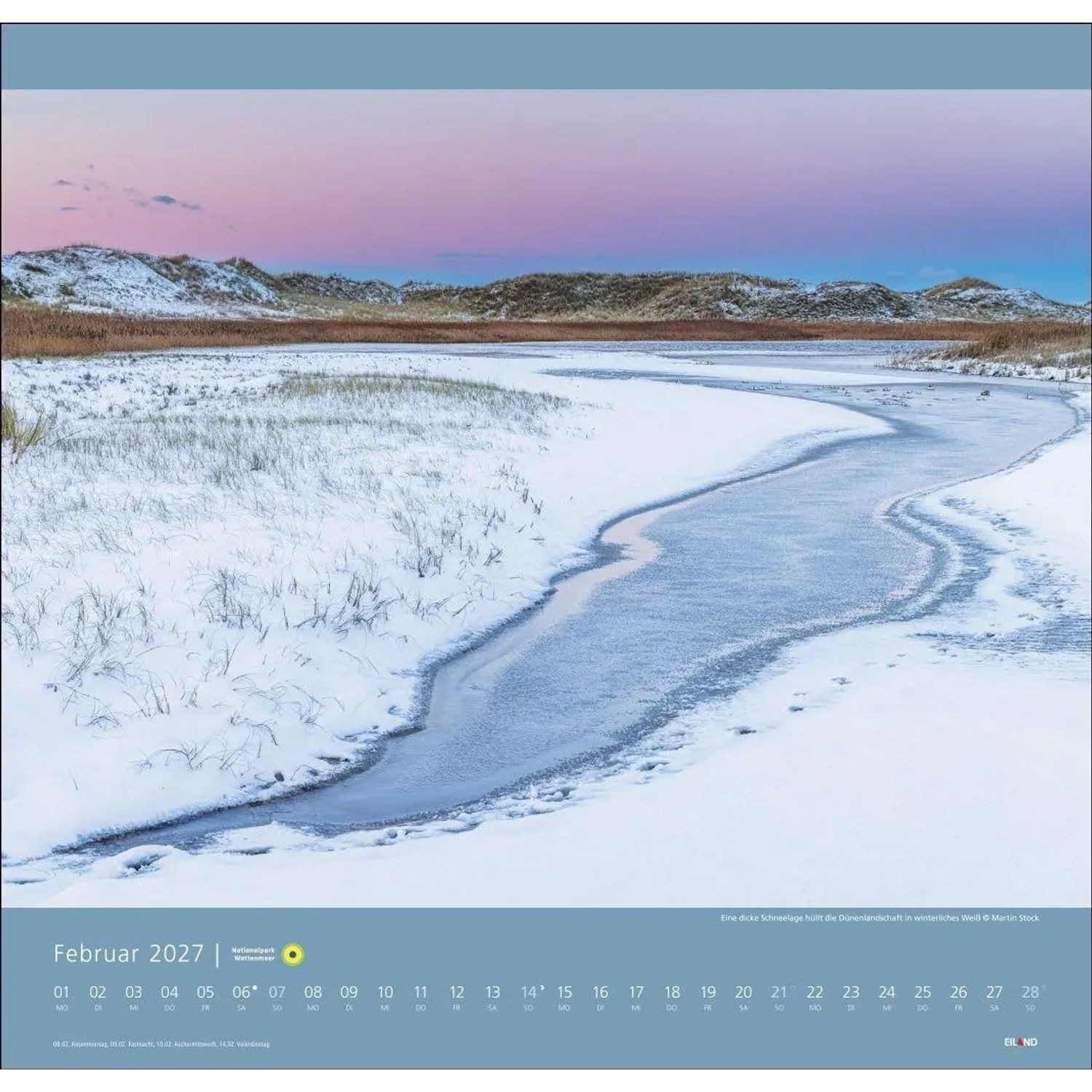 Wandkalender Nationalpark Wattenmeer Edition Kalender 2027 - Martin Stock
