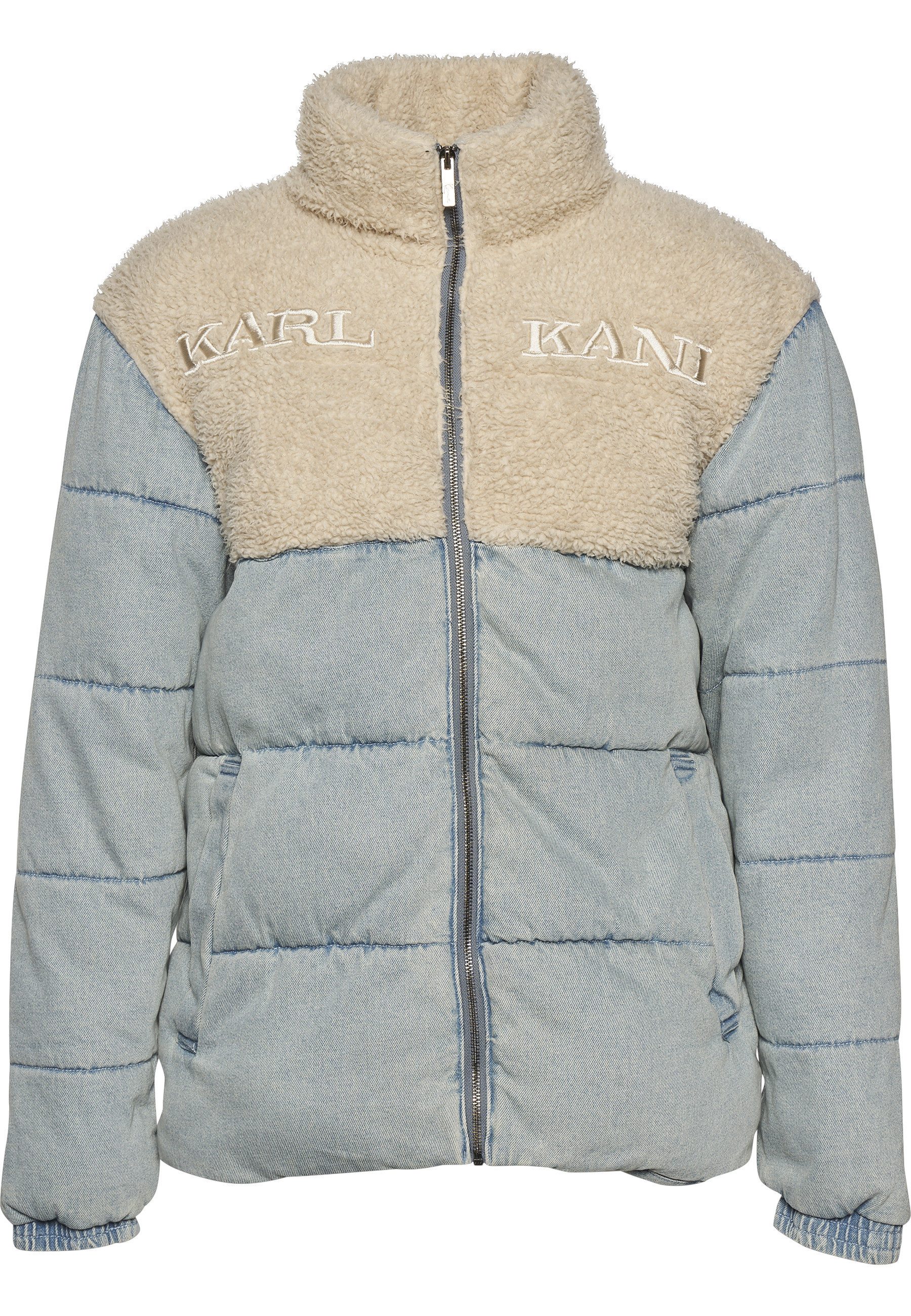 Winterjacke Karl Kani Herren KM234-036-1 KK Retro Denim Teddy Puffer Jacket