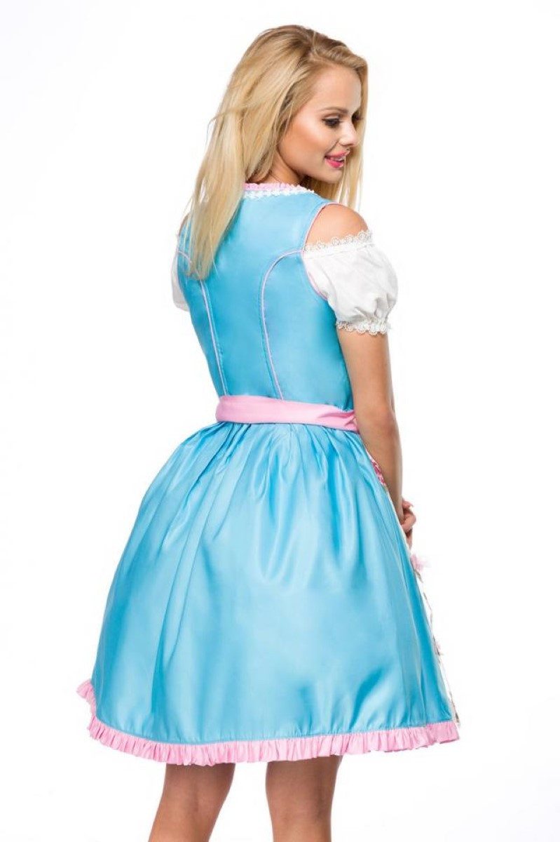 Dirndline Dirndl Dirndline - Dirndl mit Blumenschürze - (3XL,L,XL)