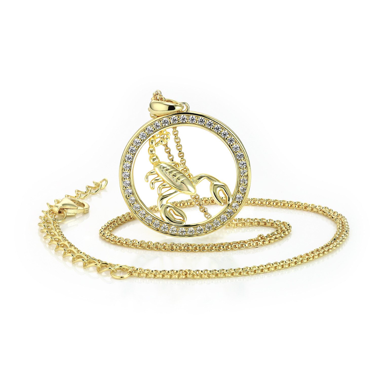 PAVELS Kette mit Anhänger Eclipse Skorpion, Damen Halskette für das Sternze günstig online kaufen