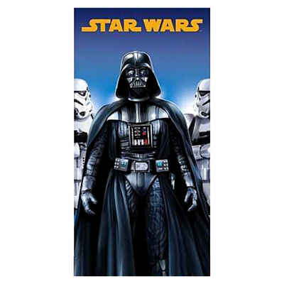 Star Wars Badetuch Darth Vader, Mikrofaser, Strandtuch 70 x 140 cm schnelltrockend