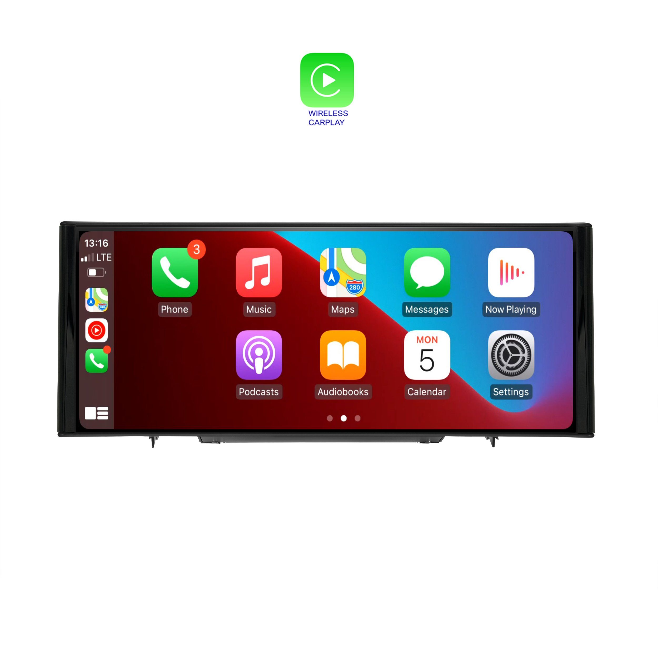TAFFIO Für Audi A4 A5 B9 12" Touchscreen Android GPS USB Bluetooth Carplay Einbau-Navigationsgerät