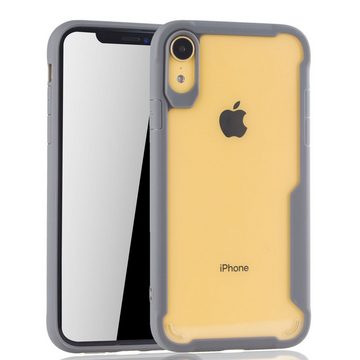 König Design Handyhülle Apple iPhone XR, Apple iPhone XR Handyhülle Backcover Grau