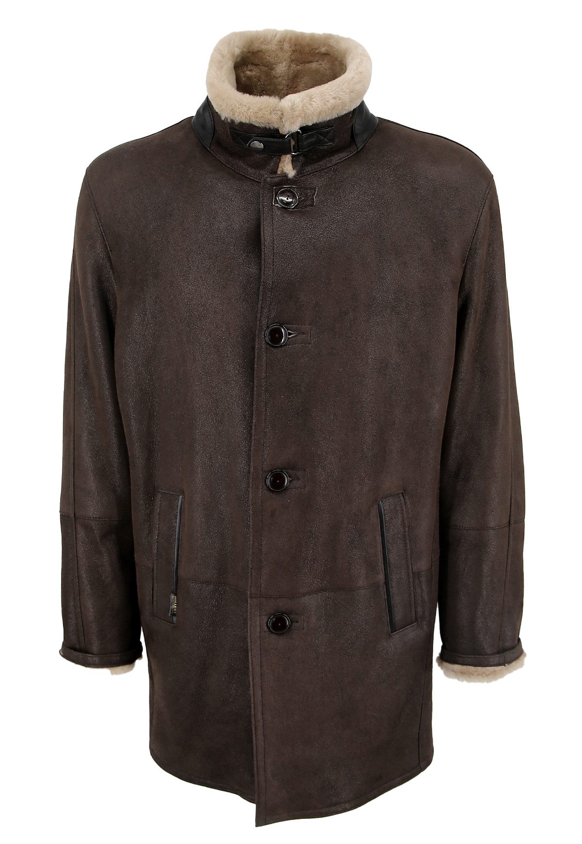 Hollert Winterjacke Lammfelljacke William Braun günstig online kaufen